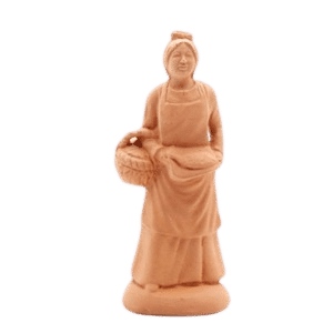 Femme aux poissons à peindre