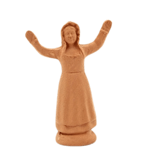 Femme ravie à peindre