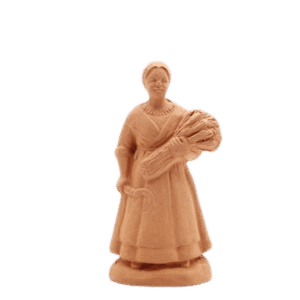 Femme serpe lavande à peindre