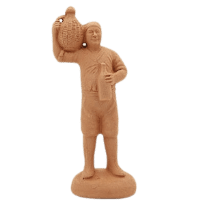 Homme à la bonbonne à peindre