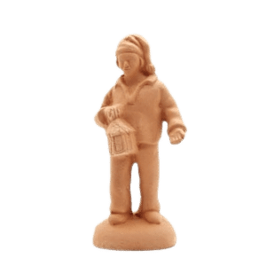 Homme lanterne à peindre