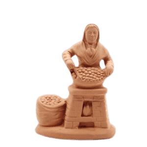 La femme aux marrons à peindre