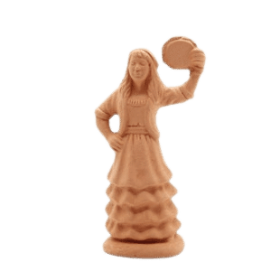 La gitane au tambourin à peindre