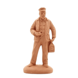 Le chef de gare à peindre