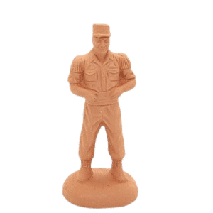 Légionnaire mains sur le ventre à peindre