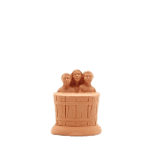 Les 3 enfants dans le chaudron à peindre