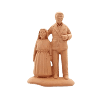 Papa et sa fille à peindre