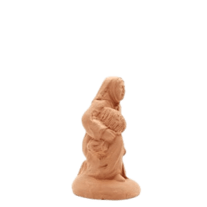 Ramasseuse lavande accroupie à peindre