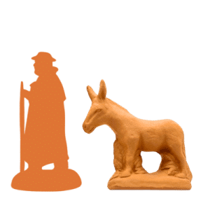 Ane debout 2 à peindre