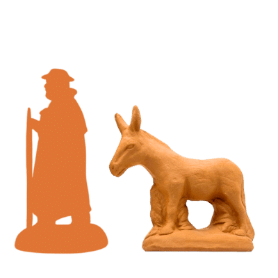 Ane debout 2 à peindre