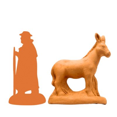 Ane debout à peindre