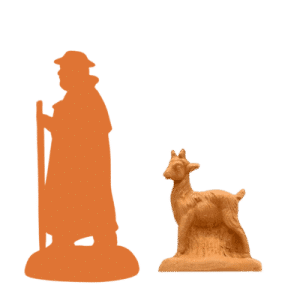 Bébé chèvre à peindre