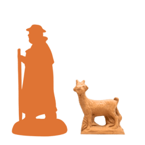 Biquette debout 2 à peindre