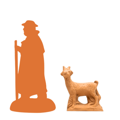 Biquette debout 2 à peindre