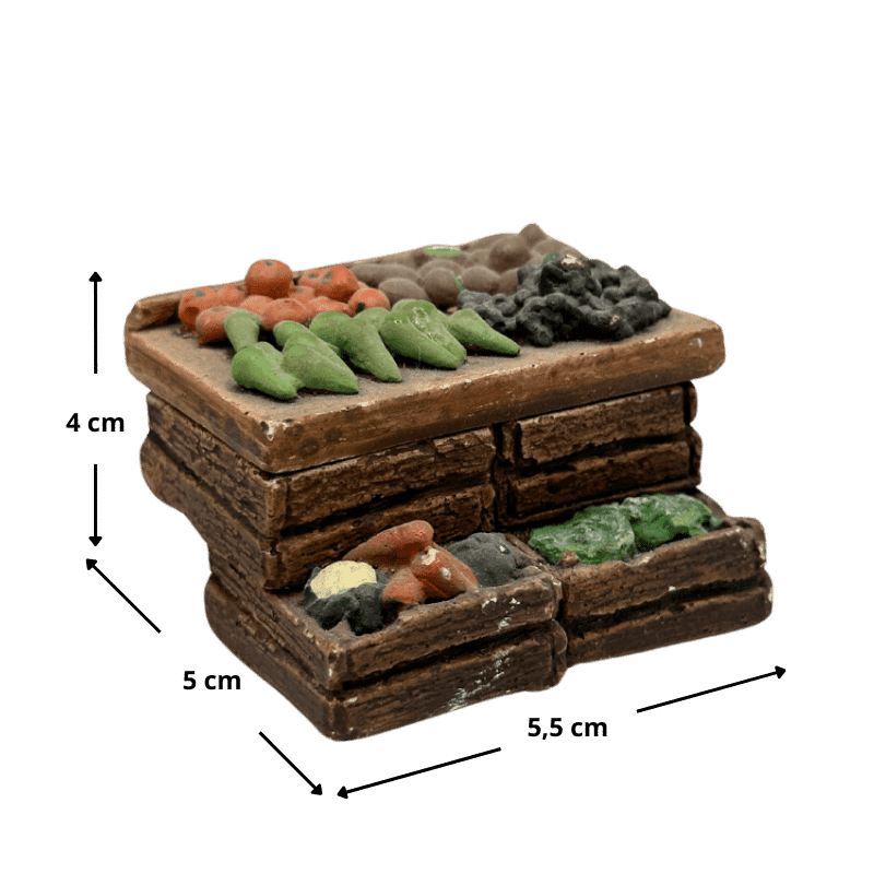 Etal cagettes tomates et aubergines