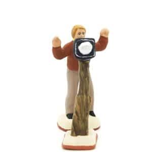 santon de provence photographe peint à la main