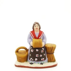 santon de provence la vanniere peint à la main