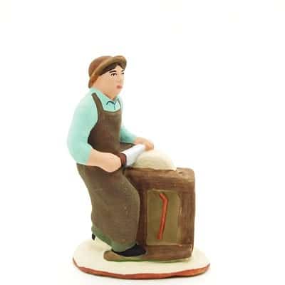 rémouleur santon de provence peint à la main