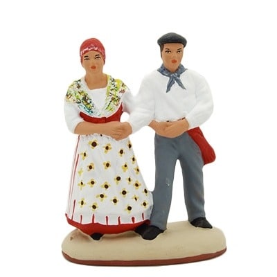 santon de provence occitans peint à la main