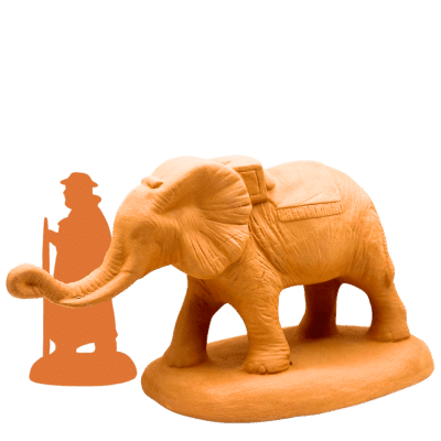 Eléphant à peindre