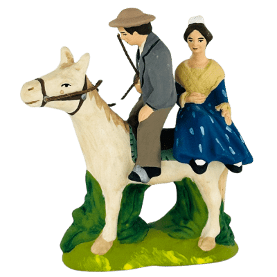 Le gardian et l'arlésienne à cheval