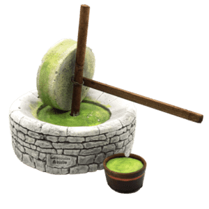 Decors de crèche la meule à olives