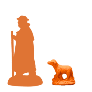 Mouton debout 2 à peindre