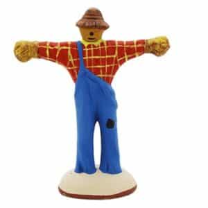 Epouvantail santon peint à la main