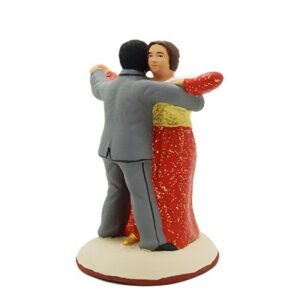 santon de provence peint à la main Les danseurs