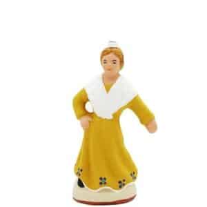 santon peint à la main danseuse