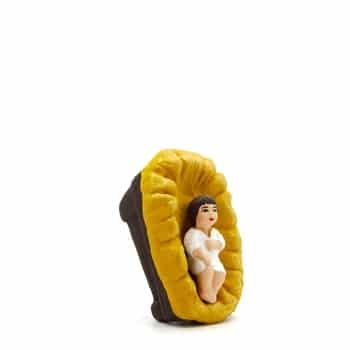 santon de provence peint à la main jesus