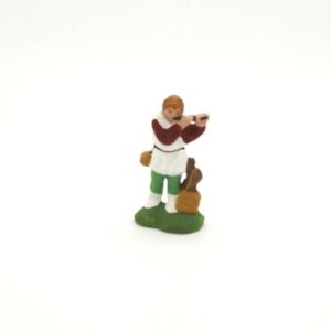 Santon puce le joueur de flûte