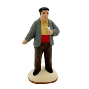 Santon homme au comptoir