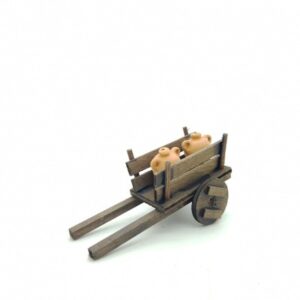 Santon Provence amphores charette