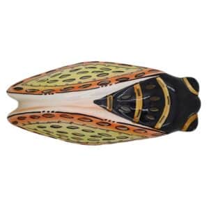 Applique cigale jaune