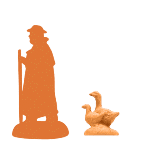 Vilain petit canard et maman à peindre