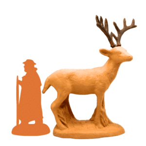 Cerf royal à peindre