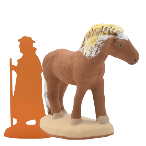 Cheval marron et clair