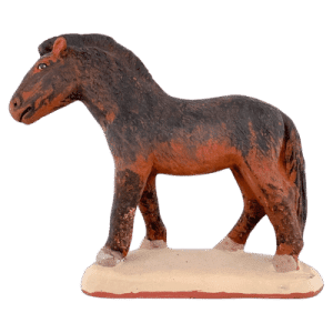 Cheval marron foncé