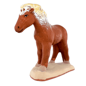 Cheval marron et clair