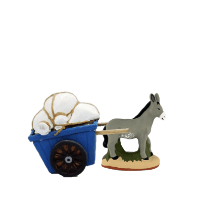 Charrette de sacs de farine