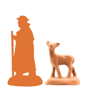 Faon debout 2 à peindre