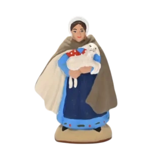Bergère dans le vent