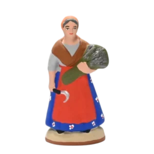 Femme serpe lavande