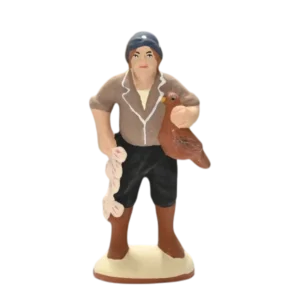 Homme à la poule et ail