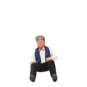 Homme assis sans socle