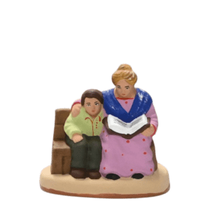 La liseuse et enfant
