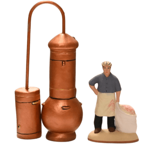 Le distillateur et son alambic