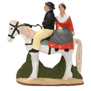 Le gardian et l'arlésienne à cheval