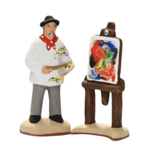 Le peintre et son chevalet